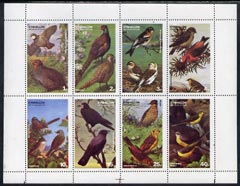 Eynhallow 1977 Birds #01 perf set of 8 values complete unmounted mint (1p to 40p), stamps on birds