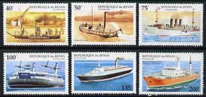 Benin 1995 Ships complete set of 6, SG 1285-90, Mi 631-36 unmounted mint*, stamps on ships, stamps on hovercraft, stamps on atomics
