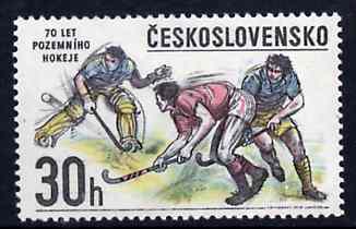 Czechoslovakia 1978 Field Hockey 30h from Sports Events set of 6, SG 2396, Mi 2434 unmounted mint, stamps on sport    field hockey