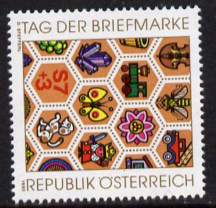 Austria 1990 Stamp Day (Thematic Stamp Subjects) 7s+3s unmounted mint, SG  2227, stamps on 