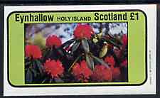 Eynhallow 1982 Flowers #09 imperf  souvenir sheet (Â£1 value) unmounted mint, stamps on flowers   rhodedendrons
