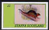 Staffa 1982 Rodents imperf souvenir sheet (Â£1 value) unmounted mint, stamps on animals      rodents
