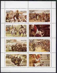 Oman 1974 Napoleon perf set of 8 values complete unmounted mint, stamps on personalities     history   militaria    napoleon  , stamps on dictators.