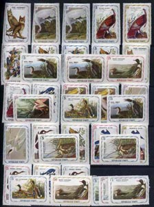 Haiti 1975-78 John Audubon Birds Postage set of 36 values unmounted mint*, stamps on birds     audubon