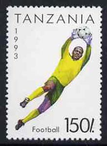 Tanzania 1993 Football 150s from Summer Sports set of 7, SG 1510,  Mi 1471 unmounted mint, stamps on , stamps on  stamps on football, stamps on  stamps on sport