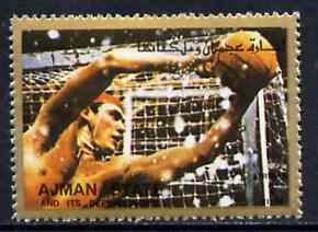 Ajman 1972 Water Polo 1R from Munich Olympics perf set of 16, unmounted mint , stamps on water polo
