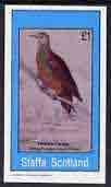 Staffa 1982 Pigeons #02 imperf  souvenir sheet (Â£1 value White-Fronted Ground Dove) unmounted mint, stamps on birds    pigeon