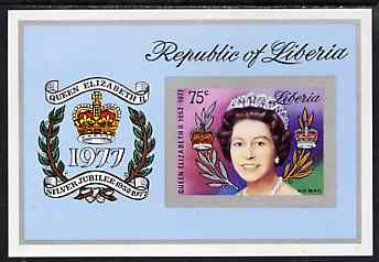 Liberia 1977 Silver-Jubilee imperf m/sheet unmounted mint, as SG MS 1323, stamps on royalty         silver jubilee