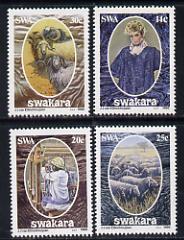 South West Africa 1986 Karakul Industry set of 4 unmounted mint, SG 463-66*, stamps on industry, stamps on textiles, stamps on ovine