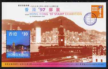 Hong Kong 1997 'Hong Kong 97' Stamp Exhibition (5th series) m/sheet unmounted mint, SG MS 873, stamps on stamp exhibitions
