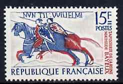 France 1958 The Bayeux Tapestry unmounted mint, SG 1396*, stamps on tapestry    textiles    history    vikings