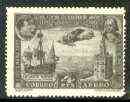 Spain 1930 Brequet 19GR & Santa Maria 4p (from Spanish-American Exhibition) minor gum disturbance otherwise unmounted mint SG 651 (Blocks & gutter pairs available - price..., stamps on aviation, stamps on ships, stamps on columbus, stamps on explorers