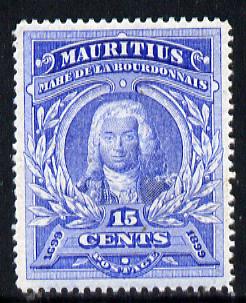 Mauritius 1899 Admiral Labourdonnais unmounted mint, SG 136, stamps on , stamps on  stamps on , stamps on  stamps on  qv , stamps on  stamps on 