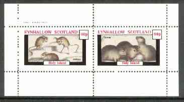 Eynhallow 1982 Animals #11 (Jerboa & Coney) perf set of 2 values (40p & 60p) unmounted mint, stamps on animals     