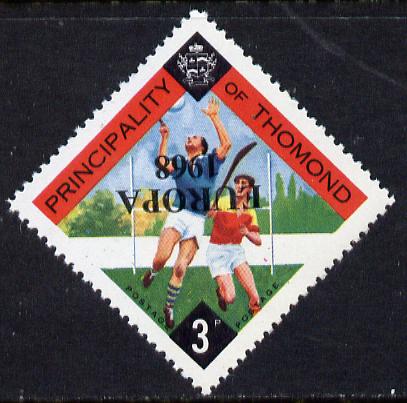 Thomond 1968 Hurling 3d (Diamond-shaped) with 'Europa 1968' overprint inverted unmounted mint, stamps on , stamps on  stamps on europa   hurling    sport