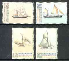 Australia 1992 Australia Day & Anniversary of Discovery of America by Columbus (Sailing Ships) set of 4 unmounted mint, SG 1333-36, stamps on sailing, stamps on ships, stamps on columbus, stamps on explorers