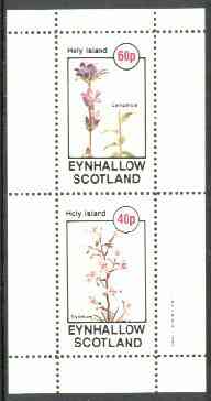 Eynhallow 1982 Flowers #26 (Campanula & Stylidium) perf set of 2 values unmounted mint, stamps on , stamps on  stamps on flowers
