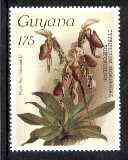 Guyana 1985-89 Orchids Series 2 plate 01 (Sanders Reichenbachia) 175c unmounted mint, value unlisted by SG*, stamps on orchids, stamps on flowers
