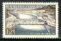 France 1956 Technical Achievements - DonzŽre-Mondragon Barrage 12f unmounted mint, SG 1303*, stamps on bridges, stamps on civil engineering