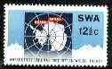 South West Africa 1971 Tenth Anniversary of Antarctic Treaty unmounted mint, SG 231*, stamps on , stamps on  stamps on polar, stamps on  stamps on maps