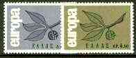 Greece 1965 Europa set of 2 unmounted mint, SG 992-93*, stamps on , stamps on  stamps on europa