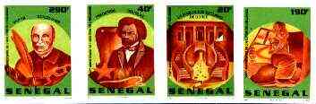 Senegal 1998 Abolition of Slavery complete set of 4 imperf from limited printing unmounted mint, stamps on , stamps on  stamps on slavery