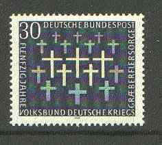 Germany - West 1969 War Graves Commission unmounted mint SG 1488*, stamps on death, stamps on  ww1 , stamps on 