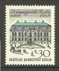 Germany - West Berlin 1968 Magistrate's Court 500th Anniversary unmounted mint SG B314*, stamps on , stamps on  law , stamps on legal, stamps on judicial
