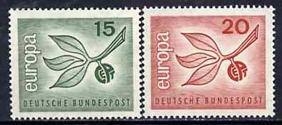 Germany - West 1965 Europa set of 2 unmounted mint SG 1404-05*, stamps on europa