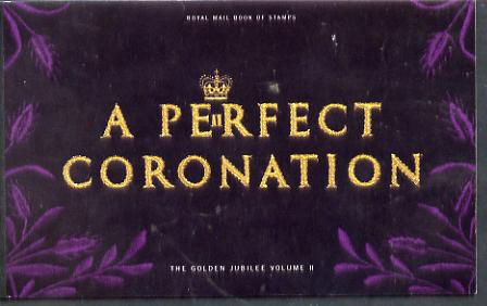 Great Britain 2003 A Perfect Coronation Â£7.46 Prestige booklet complete and very fine, SG DX31, stamps on royalty, stamps on corontion
