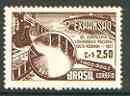 Brazil 1957 National Steel Co's Expansion unmounted mint, SG 955, stamps on steel, stamps on industry