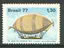 Brazil 1977 Airship Pax (from Aviation Anniversaries set) unmounted mint, SG 1683*, stamps on aviation, stamps on airships