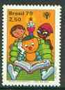 Brazil 1979 Children's Book Day unmounted mint, SG 1765, stamps on children, stamps on books, stamps on candles