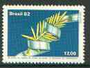 Brazil 1982 'Golden Palm' Film Award unmounted mint, SG 1961, stamps on cinema, stamps on films