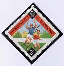 Thomond 1960 Hurling 3d (Diamond-shaped) def unmounted mint*, stamps on sport, stamps on hurling