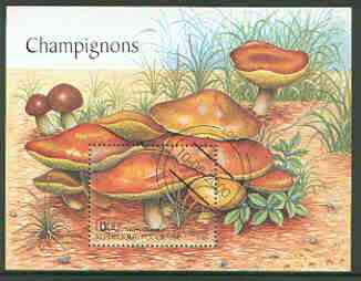 Togo 2000 Fungi perf m/sheet very fine cto used, stamps on fungi
