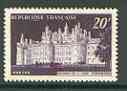 France 1952 Chambord Chateau unmounted mint, SG 1144*, stamps on buildings