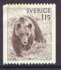 Sweden 1978 Brown Bear 1k15 unmounted mint SG 950, stamps on , stamps on  stamps on animals, stamps on bears, stamps on  stamps on slania