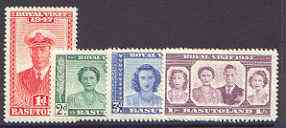 Basutoland 1947 KG6 Royal Visit set of 4, SG 32-35 unmounted mint, stamps on royalty, stamps on royal visit, stamps on  kg6 , stamps on 