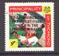 Thomond 1969 Football 4d (Diamond shaped) optd Investiture of Prince of Wales, unmounted mint*, stamps on sport, stamps on football, stamps on royalty, stamps on charles