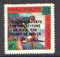 Thomond 1969 Hummingbirds 6d (Diamond shaped) optd Investiture of Prince of Wales, unmounted mint*, stamps on birds, stamps on humming-birds, stamps on hummingbirds, stamps on royalty, stamps on charles