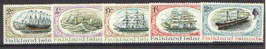 Falkland Islands 1970 SS Great Britain set of 5 unmounted mint, SG 258-62, stamps on ships