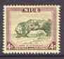 Niue 1950 Arch at Hikutavake 4d from def set unmounted mint, SG 117*, stamps on geology, stamps on tourism, stamps on  kg6 , stamps on 