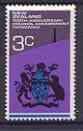 New Zealand 1972 cent of Wanganui Council  govt 3c (from Anniversaries set of 5) unmounted mint SG 978, stamps on , stamps on  stamps on heraldry, stamps on  stamps on arms