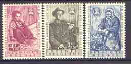 Belgium 1960 World Refugee Year set of 3 unmounted mint, SG 1716-18*, stamps on , stamps on  stamps on refugees