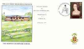 Great Britain 1997 Les Ames Memorial Pavilion illustrated cover with special 'Cricket' cancel, stamps on sport, stamps on cricket