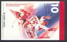 Canada 1997 Ice Hockey $4.50 booklet complete and pristine, SG SB214, stamps on sport, stamps on ice hockey