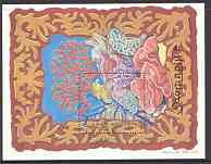 Somalia 1998 Marine Life (Corals) perf m/sheet unmounted mint, stamps on marine life, stamps on coral