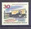 Germany - West Berlin 1965-66 Jewish Community Centre 30pf from 'New Berlin' def set unmounted mint, SG  B268, stamps on buildings, stamps on judaica