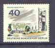 Germany - West Berlin 1965-66 Regina Martyrum Memorial Church 40pf from New Berlin def set unmounted mint, SG  B269, stamps on buildings, stamps on churches